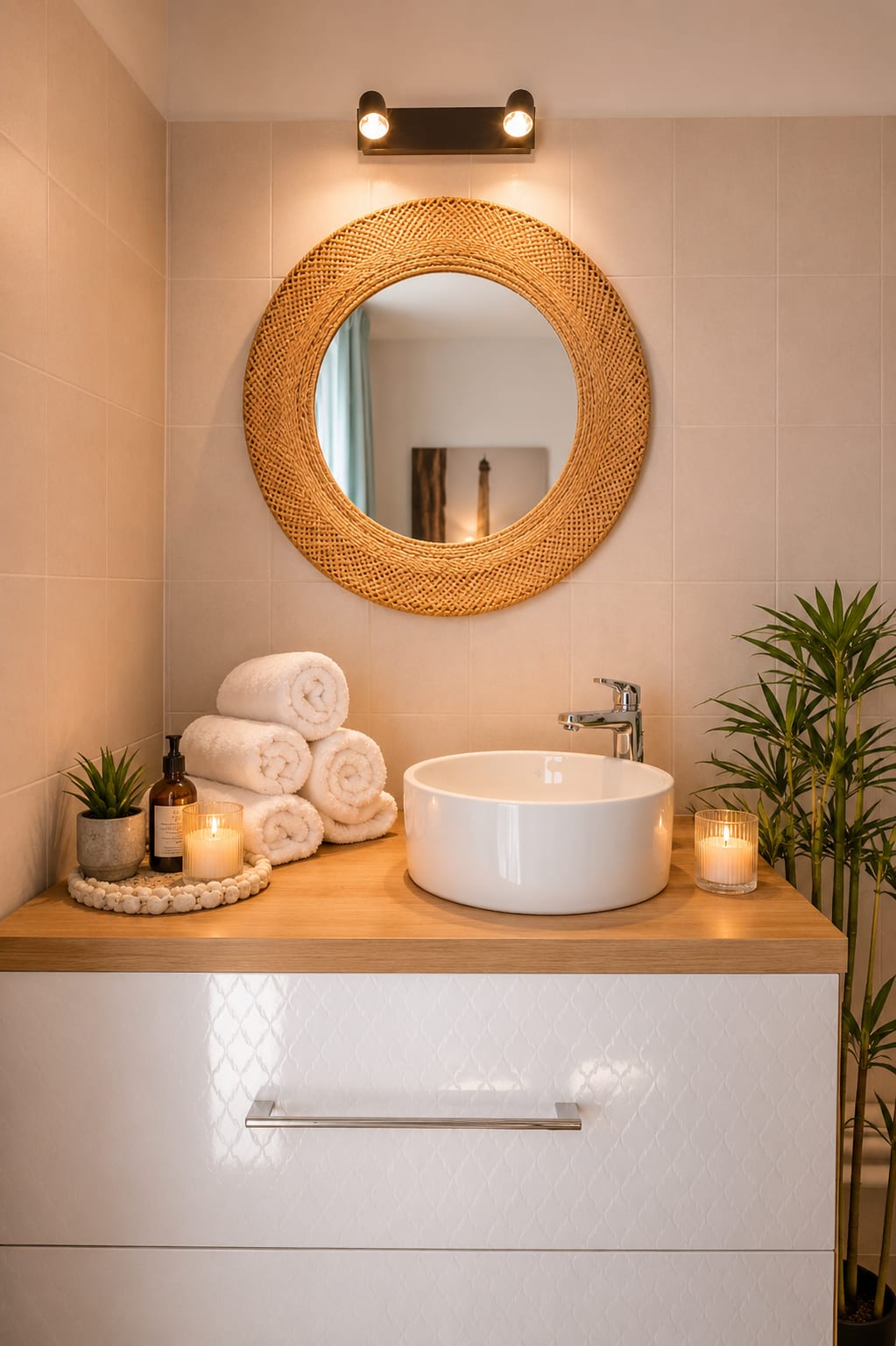 Badezimmer im Spa-Stil